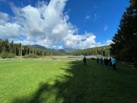 Kanufahrt auf dem Alta Lake in Whistler