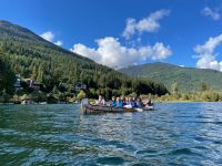 Kanufahrt auf dem Alta Lake in Whistler