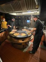 Abendessen im mongolischen Restaurant in Whistler