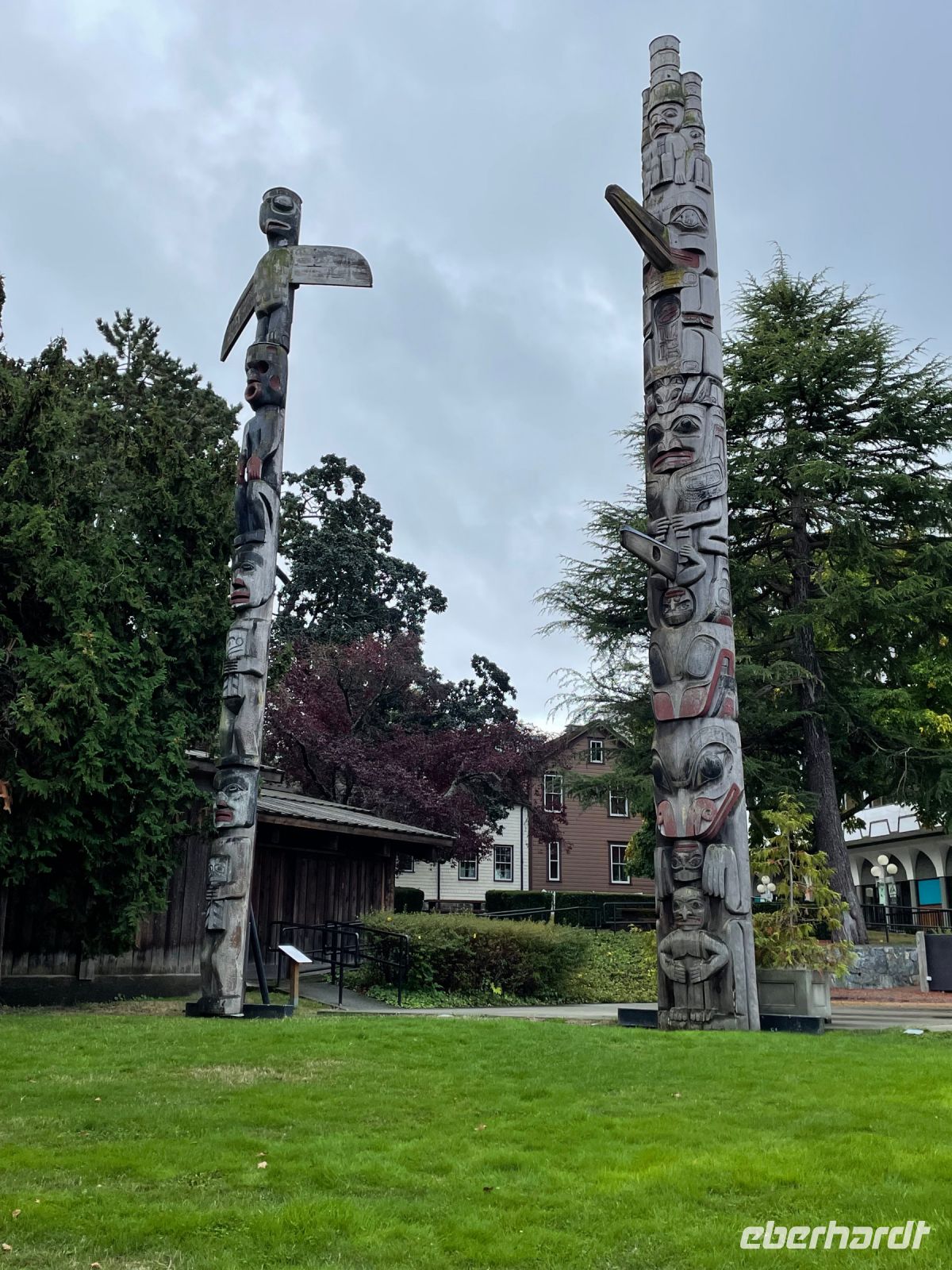 Stadtrundgang Victoria - Totempfähle