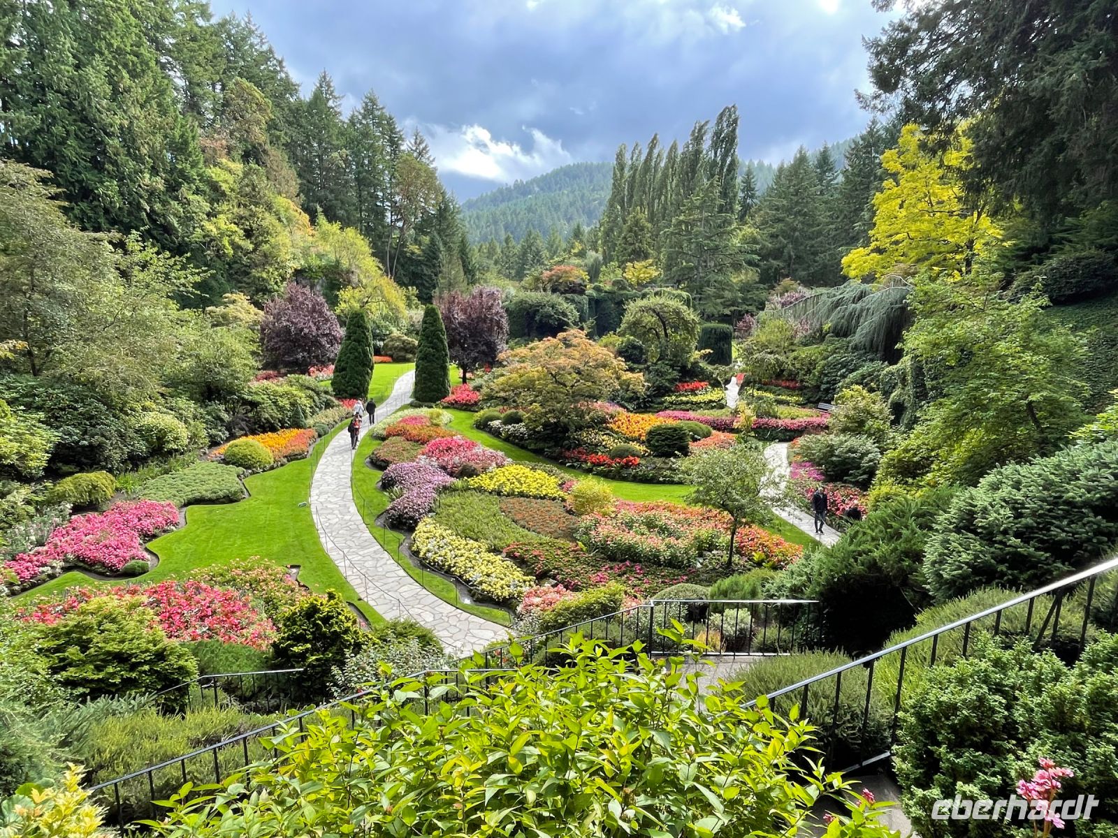 Spaziergang im Butchart Garden