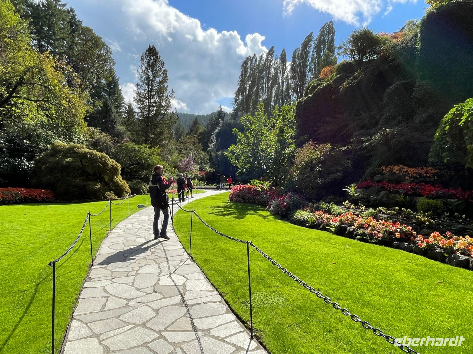 Spaziergang im Butchart Garden