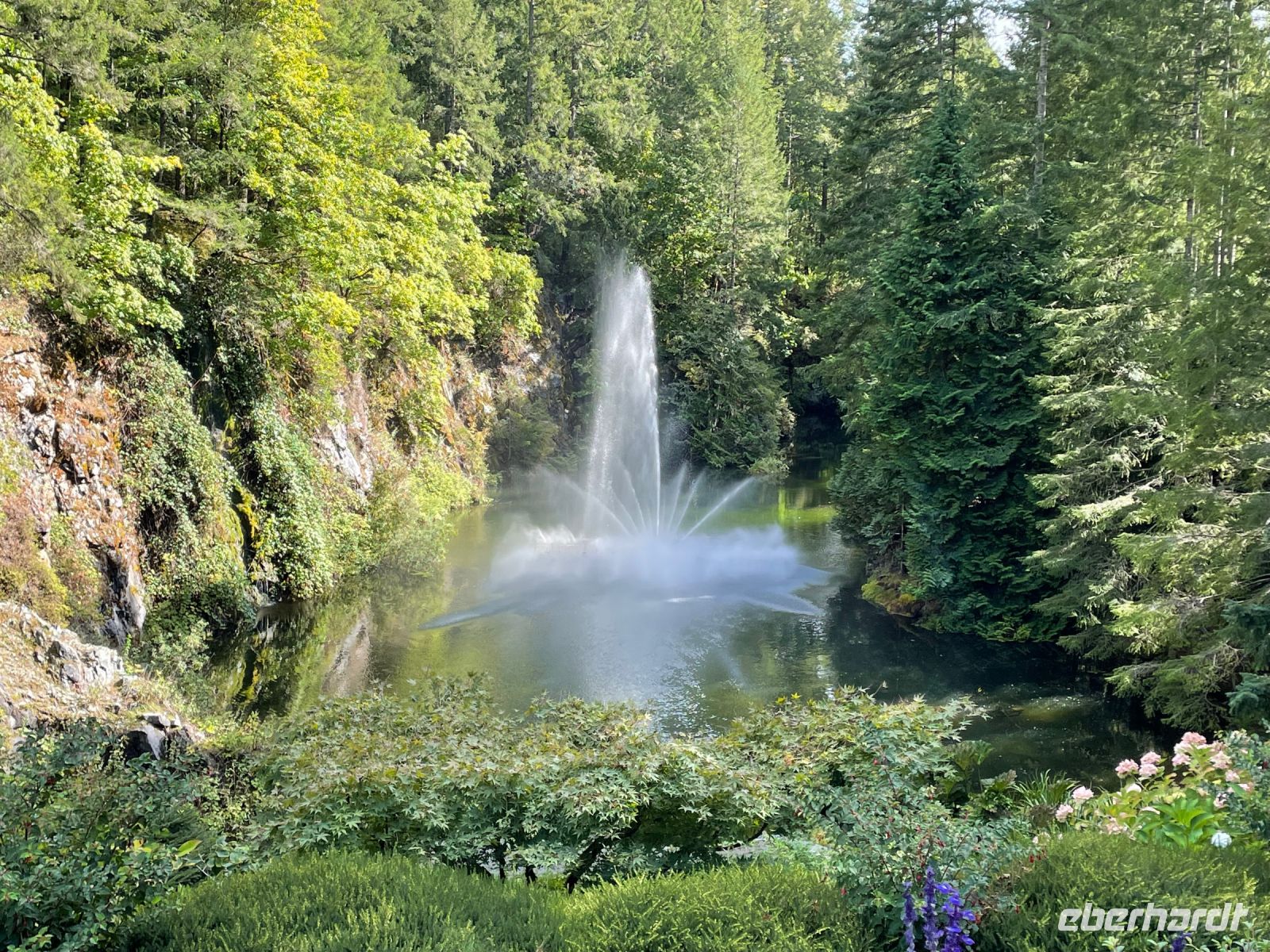Spaziergang im Butchart Garden