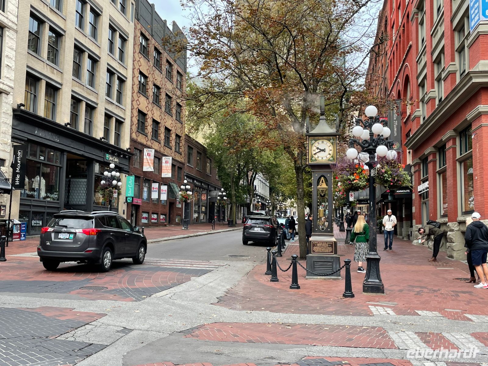 Stadtrundfahrt Vancouver - die berühmte Dampfuhr von Gastown