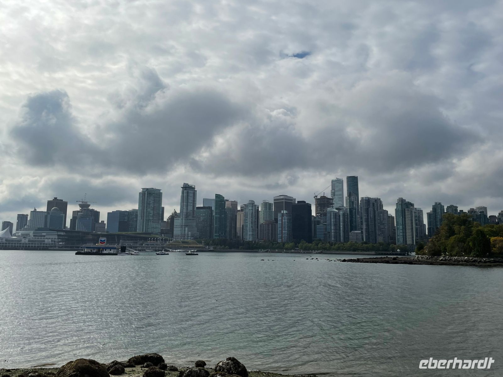 Stadtrundfahrt Vancouver - Stanley Park - Blick auf die Skyline