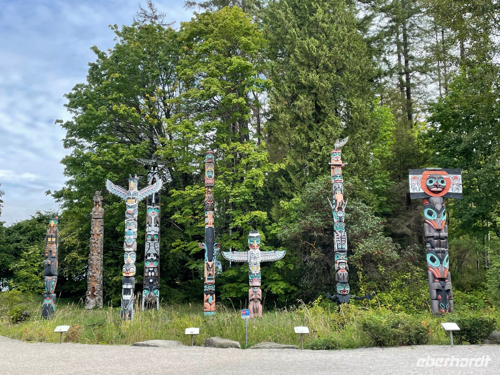 Stadtrundfahrt Vancouver - Stanley Park - Totempfähle