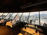 Abschluss-Abendessen im Dreh-Restaurant Top of Vancouver