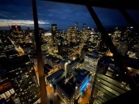 Abschluss-Abendessen im Dreh-Restaurant Top of Vancouver