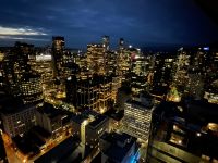 Abschluss-Abendessen im Dreh-Restaurant Top of Vancouver