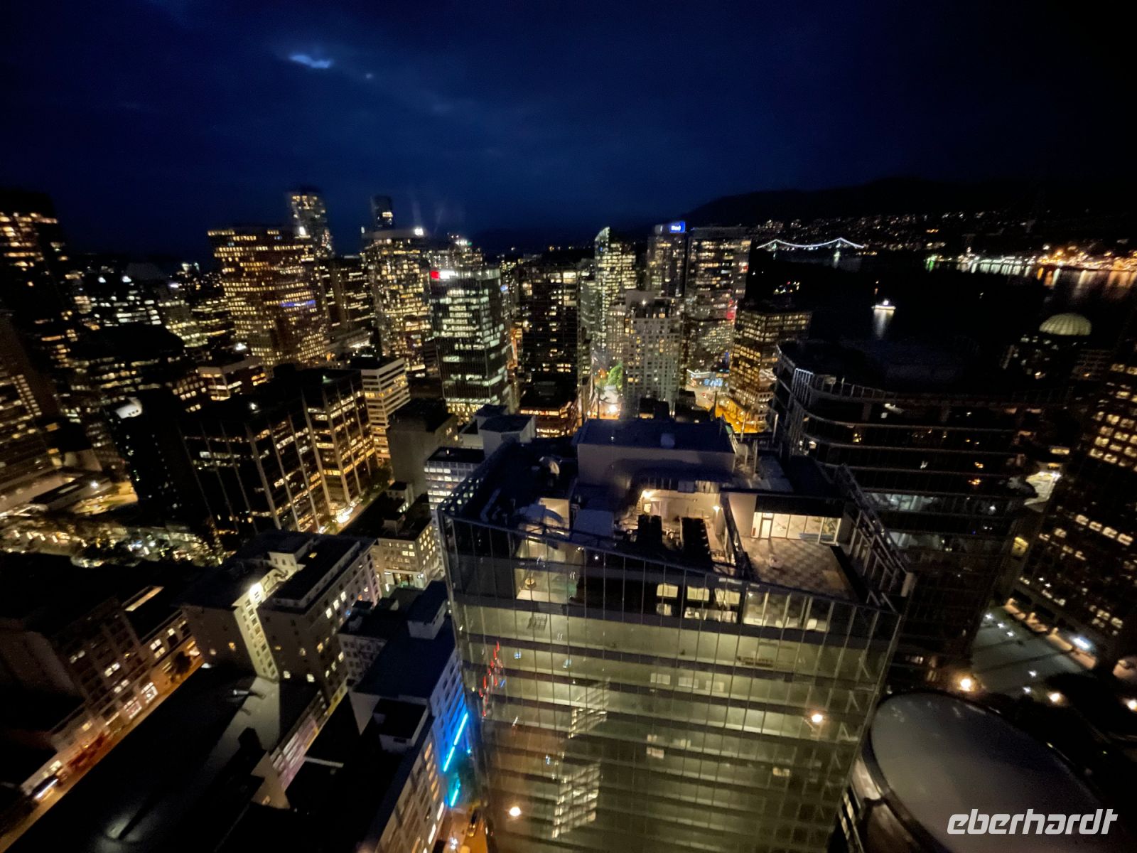 Abschluss-Abendessen im Dreh-Restaurant Top of Vancouver