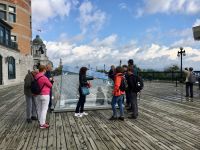 Stadtfuehrung beim Chateau Frontenac, Quebec