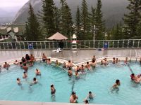 Baden in den Banff Upper Hot Springs