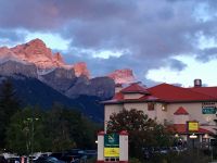 Unser Hotel vor dem Fruehstueck