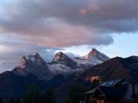 Die drei strahlenden Schwestern von Canmore bei Banff