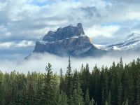 Castle Mountain bei Lake Louise ist Elisabeths Lieblingsberg