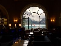 Lake Louise vom Chateau aus gesehen