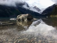 Bow Lake auf der Gletscherstrasse