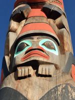 Mann mit Regenhut in Jasper