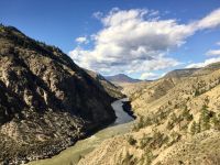 Der Fraser Fluss und sein Canyon