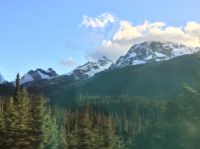 Die ersten Kuestenberge in British Columbia