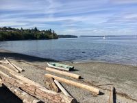 Am Strand von Chamainus auf Vancouver Island