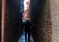 Die schmalste Strasse Kanadas ist in Victoria BC