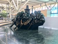 Das Kanu am Flughafen Vancouver