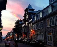 Tolle Abendstimmung in Quebec