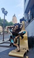 Skulptur in der Altstadt Quebecs