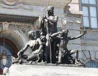 Statue der Ureinwohner Quebec