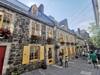 Häuserzeile in der Altstadt Quebecs