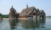 Yachtclub des Boldt Castle, 1000 Inseln USA