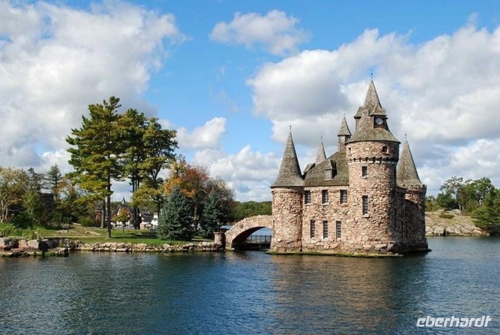 Auf der Insel des Boldt Castle, USA, 1000 Inseln