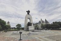 Das nationale Kriegsdenkmal in Ottawa