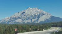 Vom Bus aus ist die Sicht heute bereits spektakulär, Banff Nationalpark