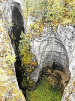 Maligne Canyon, Karstschlucht mit Wasserfall