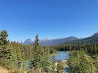 3. Tag – Banff-Nationalpark – Aussichtspunkt am Bow River mit Blick zum Castle Mountain