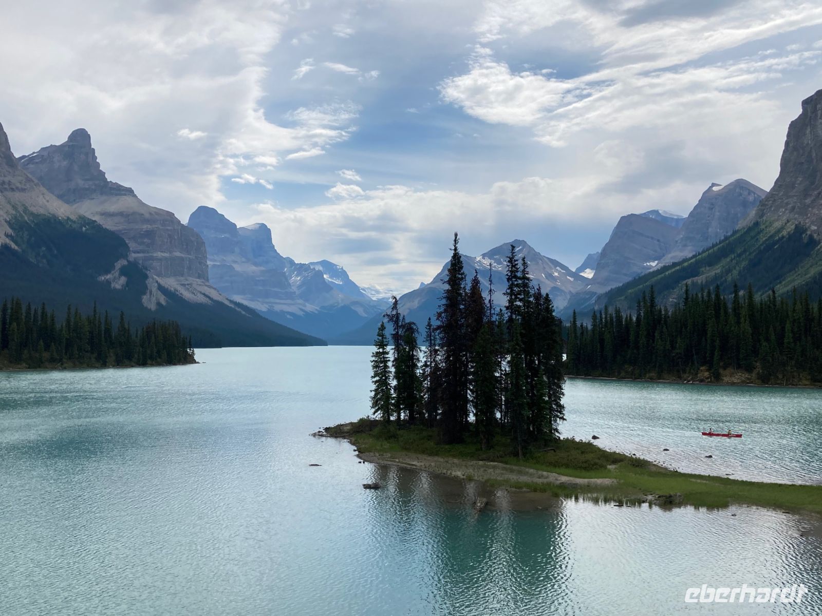 4. Tag – Jasper-Nationalpark – Maligne Lake und Bootsfahrt zur Spirit Island