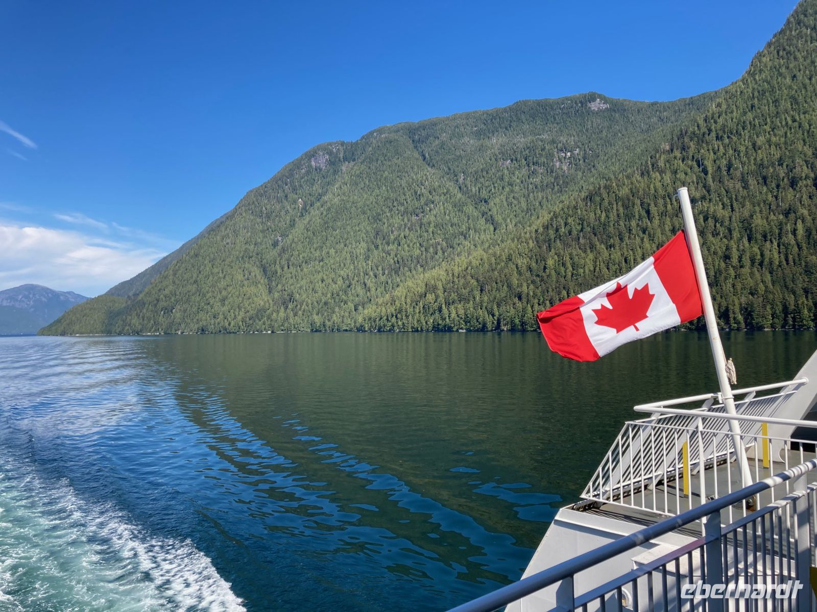 10. Tag – Mit der Fähre durch die Inside Passage