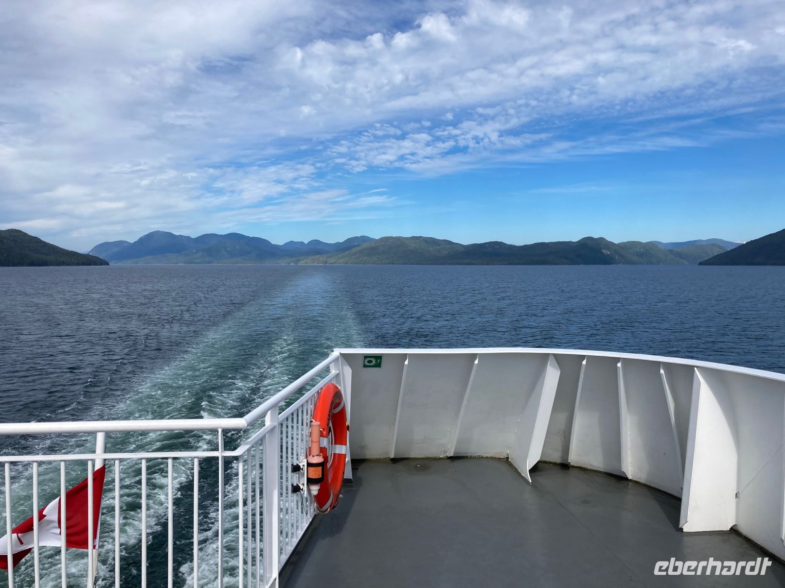 10. Tag – Mit der Fähre durch die Inside Passage