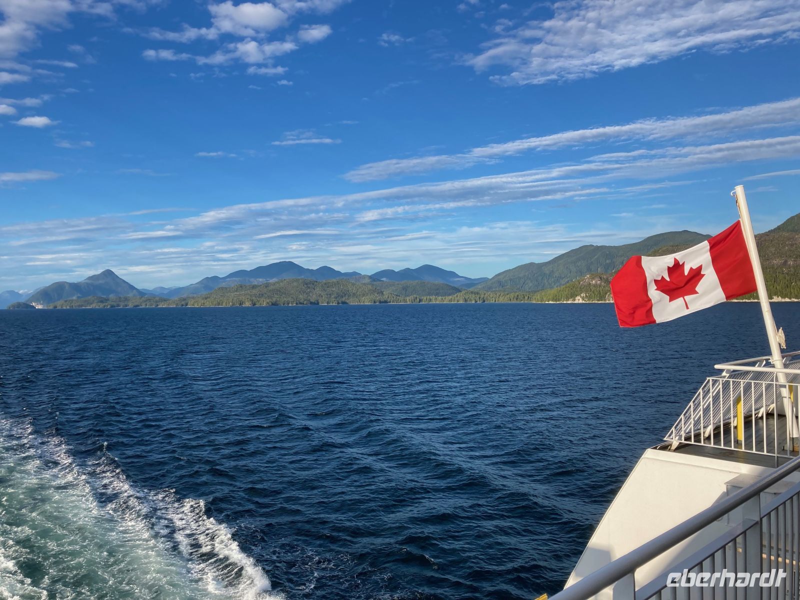 10. Tag – Mit der Fähre durch die Inside Passage
