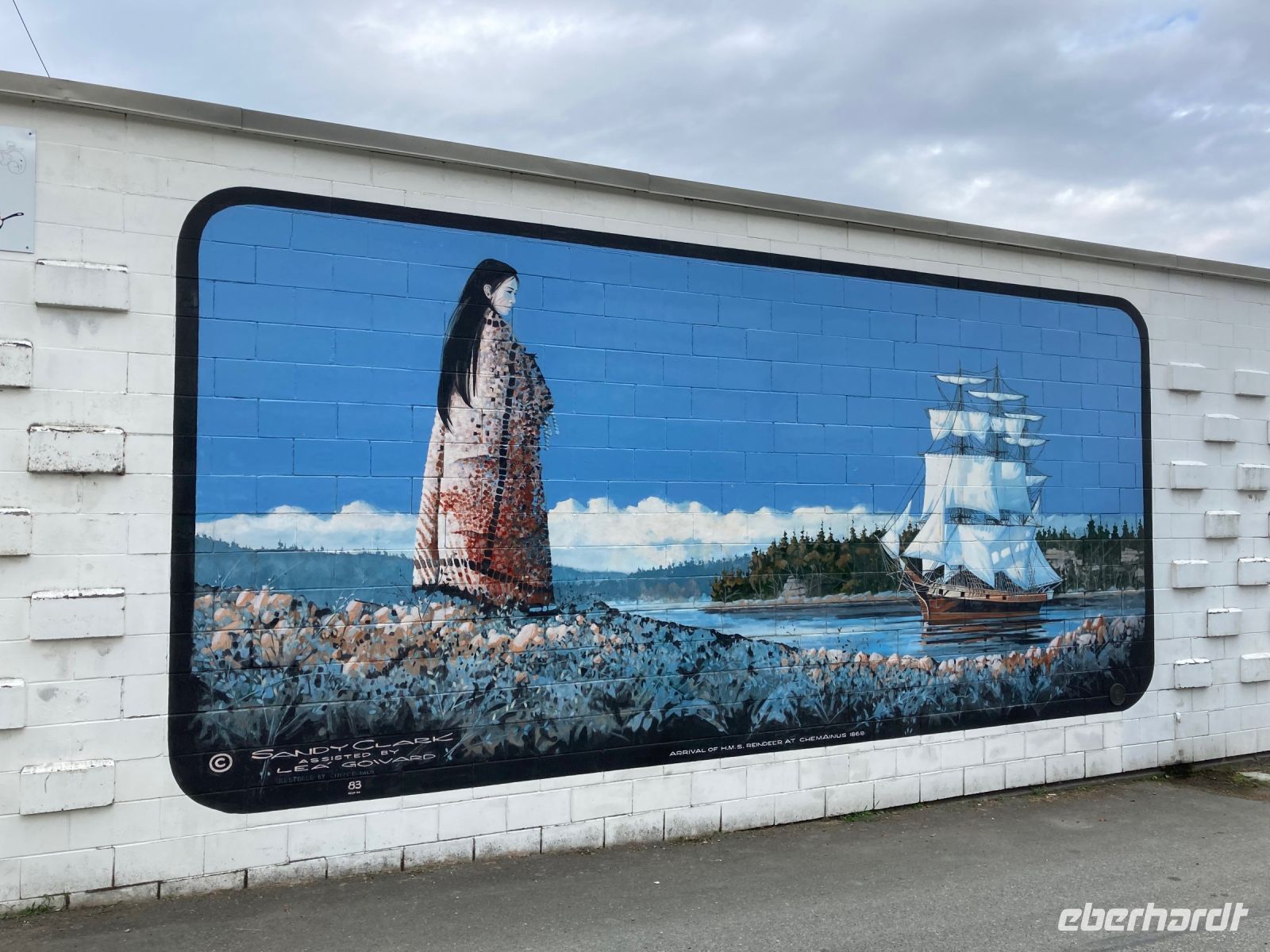 11. Tag – Vancouver Island – Wandgemälde in Chemainus