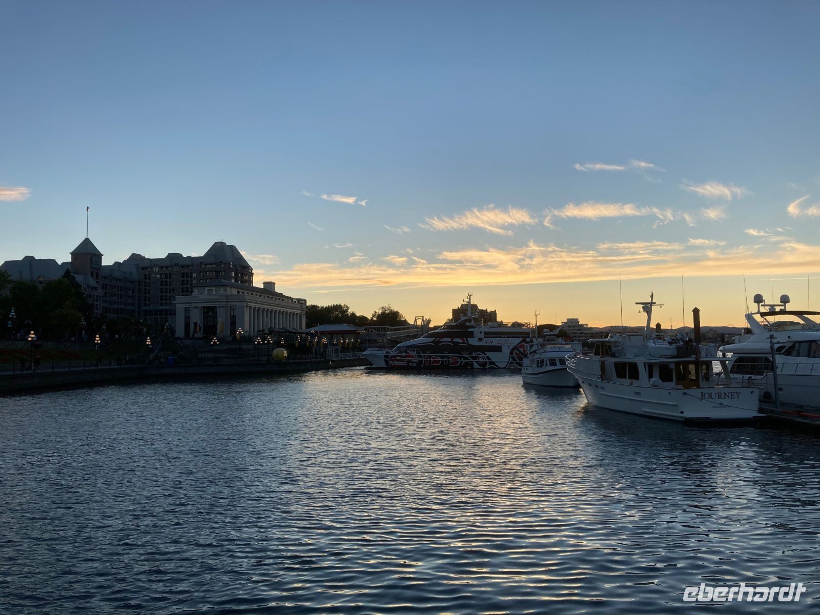 11. Tag – Vancouver Island – Victoria – Abendstimmung am Inner Harbour