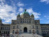 12. Tag – Vancouver Island – Victoria – Parlamentsgebäude am Morgen