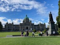 12. Tag – Vancouver Island – Victoria – Parlamentsgebäude am Morgen