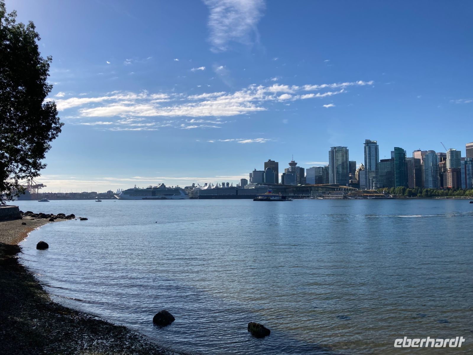 13. Tag – Stadtrundfahrtfahrt Vancouver – Stanley Park – Blick auf die Skyline von Downtown Vancouver
