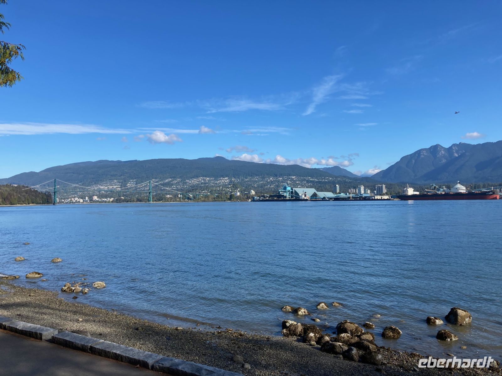 13. Tag – Stadtrundfahrtfahrt Vancouver – Stanley Park – Blick auf die Lions Gate Bridge