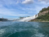 2. Reisetag – Bootsfahrt zu den Niagarafällen – American Falls