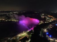 2. Reisetag – Niagarafälle bei Nacht