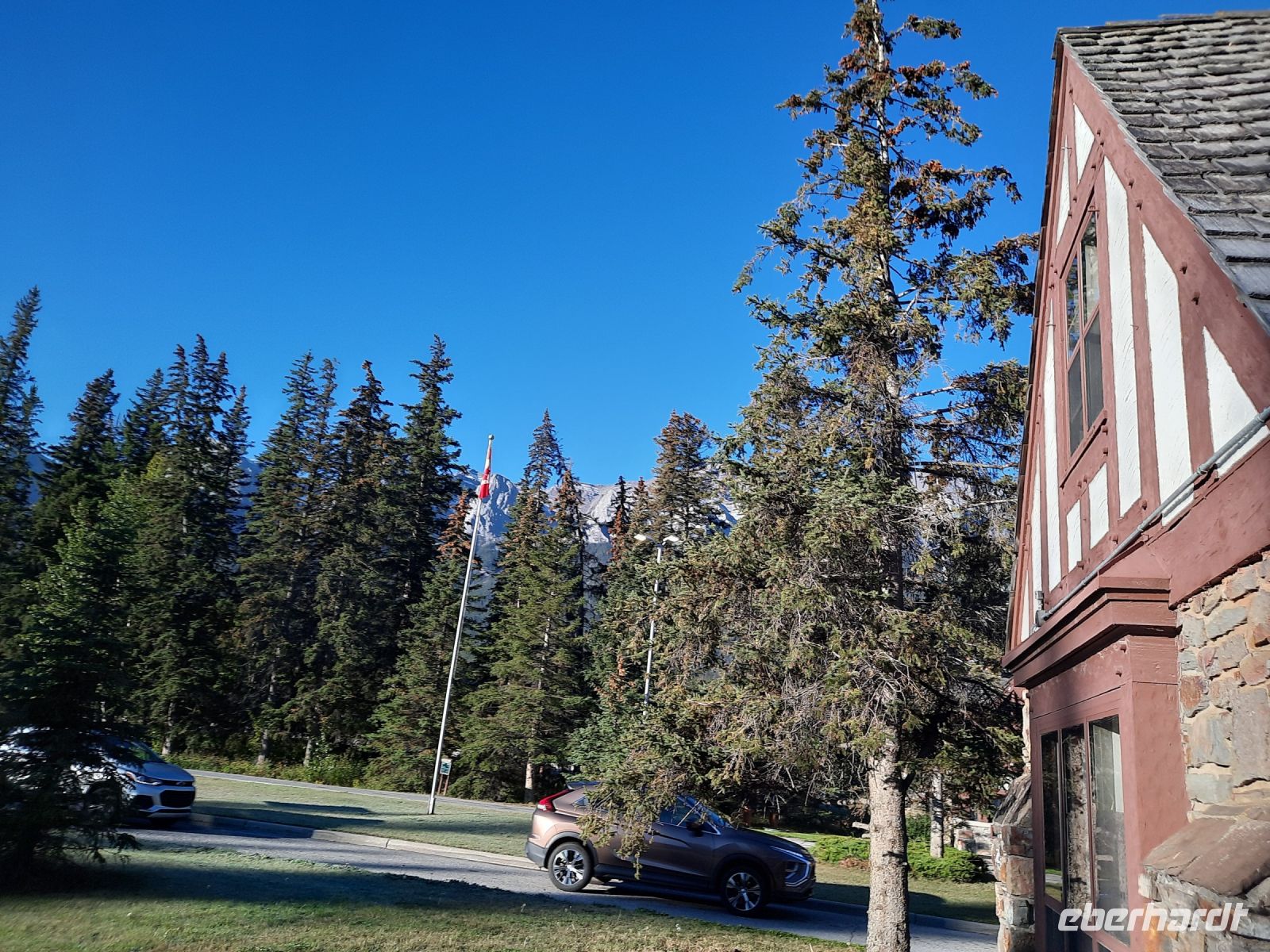Einfahrt in den Banff Nationalpark